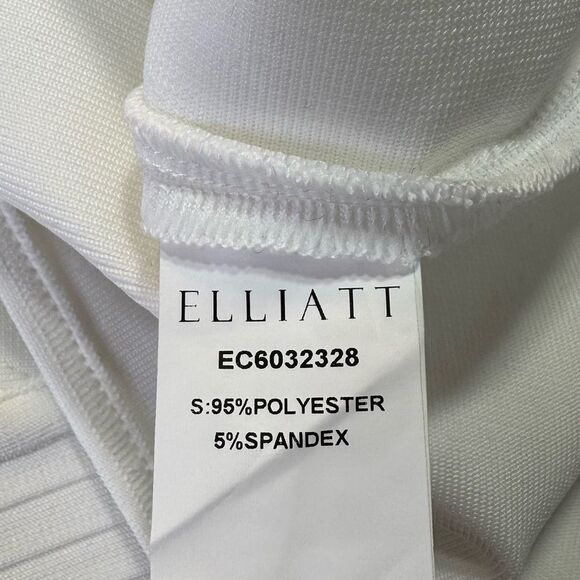 NEW Elliatt Rosa Bodycon Midi Dress Ivory Size Small - Picture 9 of 10